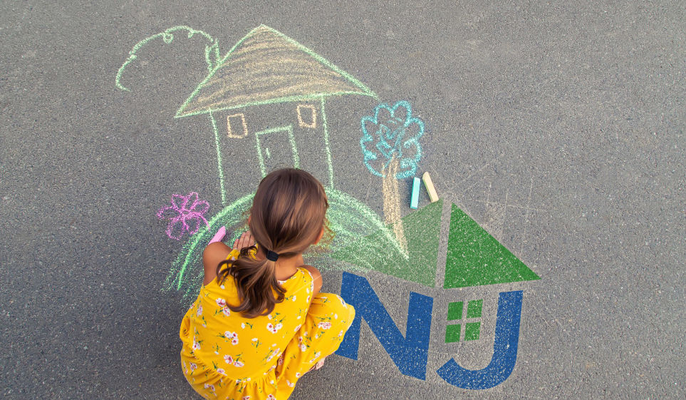 hands holding family paper cut out