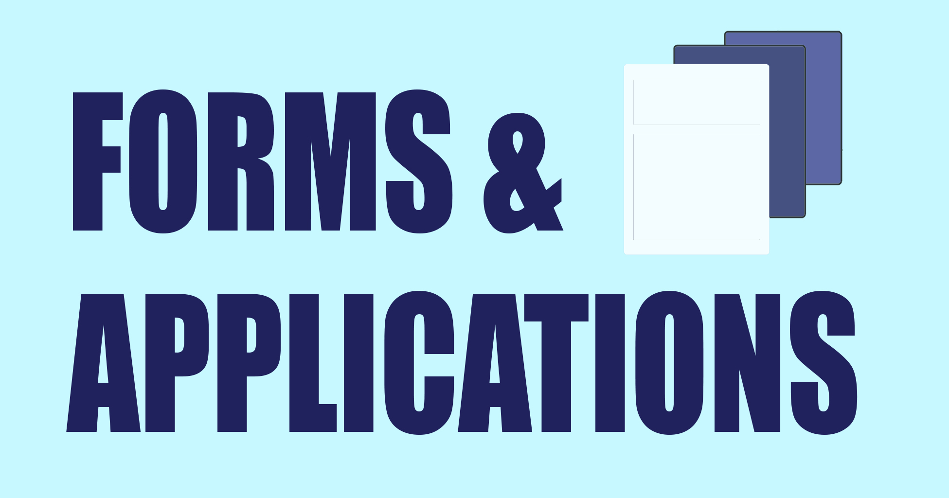 Forms and Applications type with forms icon