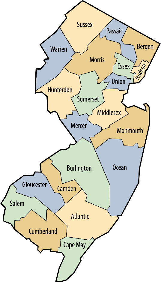 NJ State Map