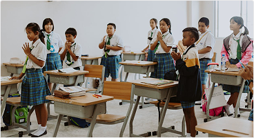 Photo of students in a classroom