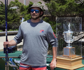 Tyler Bender with Governor's Cup