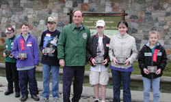 Acting Governor DiFrancesco with contest winners