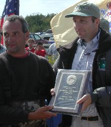 Commissioner Campbell with Pete Clavero