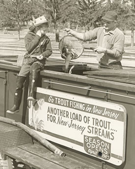 Historic stocking truck