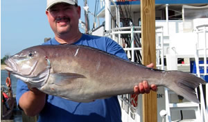 Angler with Blueline Tilefish