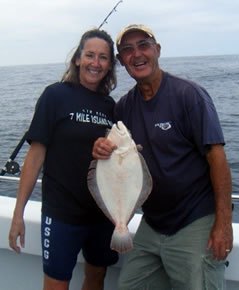 Anglers with legal size fluke