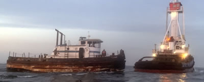 Tugboat to be deployed on Manasquan Reef