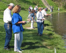 Fishing Education at Pequest