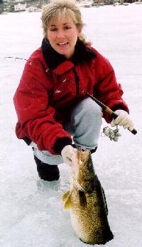 Ice Fishing For Bass