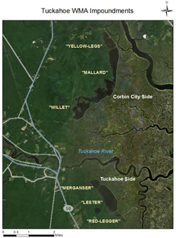 Tuckahoe Impoundments Map