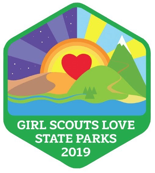 Girl Scouts Love State Parks Badge