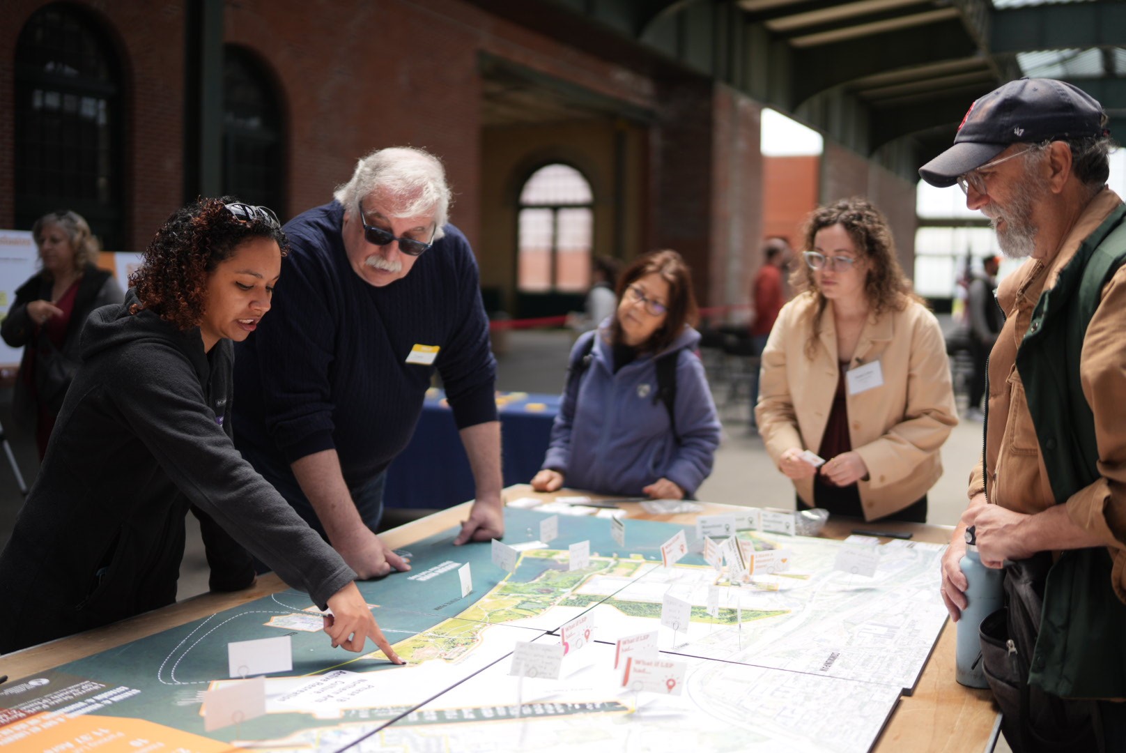Liberty State Park South interactive tabletop