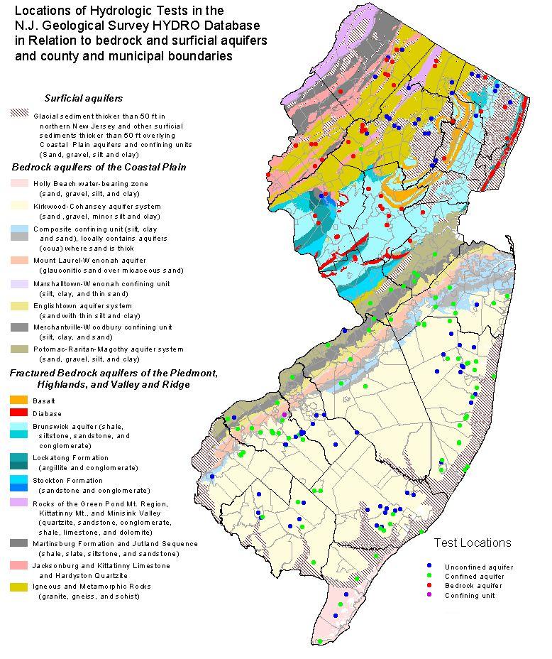 NJDEP - New Jersey Geological and Water Survey - DGS02-1 New Jersey  Geological Survey Hydro Database