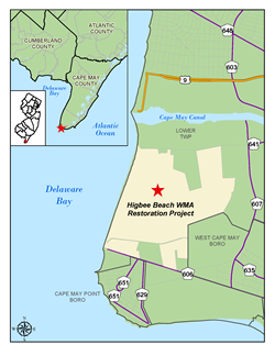 Higbee Beach Map