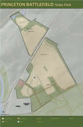 Princeton Battlefield State Park Area Map