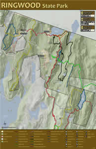 Ringwood State Park Trail map