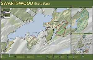 Swartswood State Park Area Map