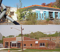 Before and After Photos of the West Ward Site