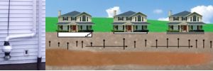 houses and vapor intrusion conceptual model