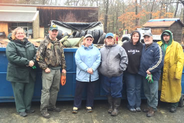 photo-Brendan T. Byrne State Forest cleanup
