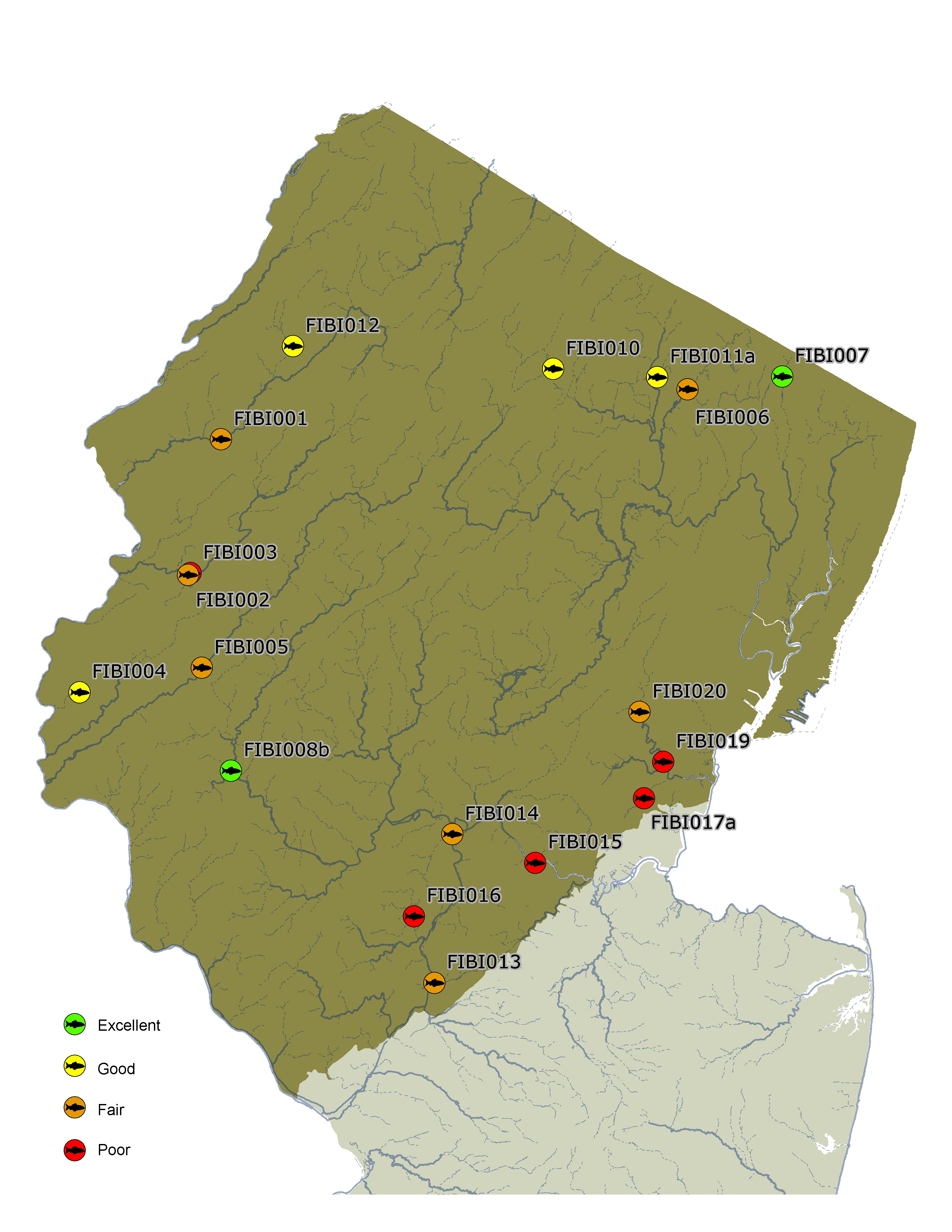 2010 sampling map