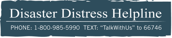 SAMHSA Disaster Distress Hotline Logo