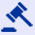 icon graphic of a gavel