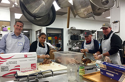 DOBI Acting Commissioner and staff serve at Trenton Area Soup Kitchen