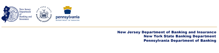 New York, New Jersey and Pennsylvania Sign Landmark Banking Pact
