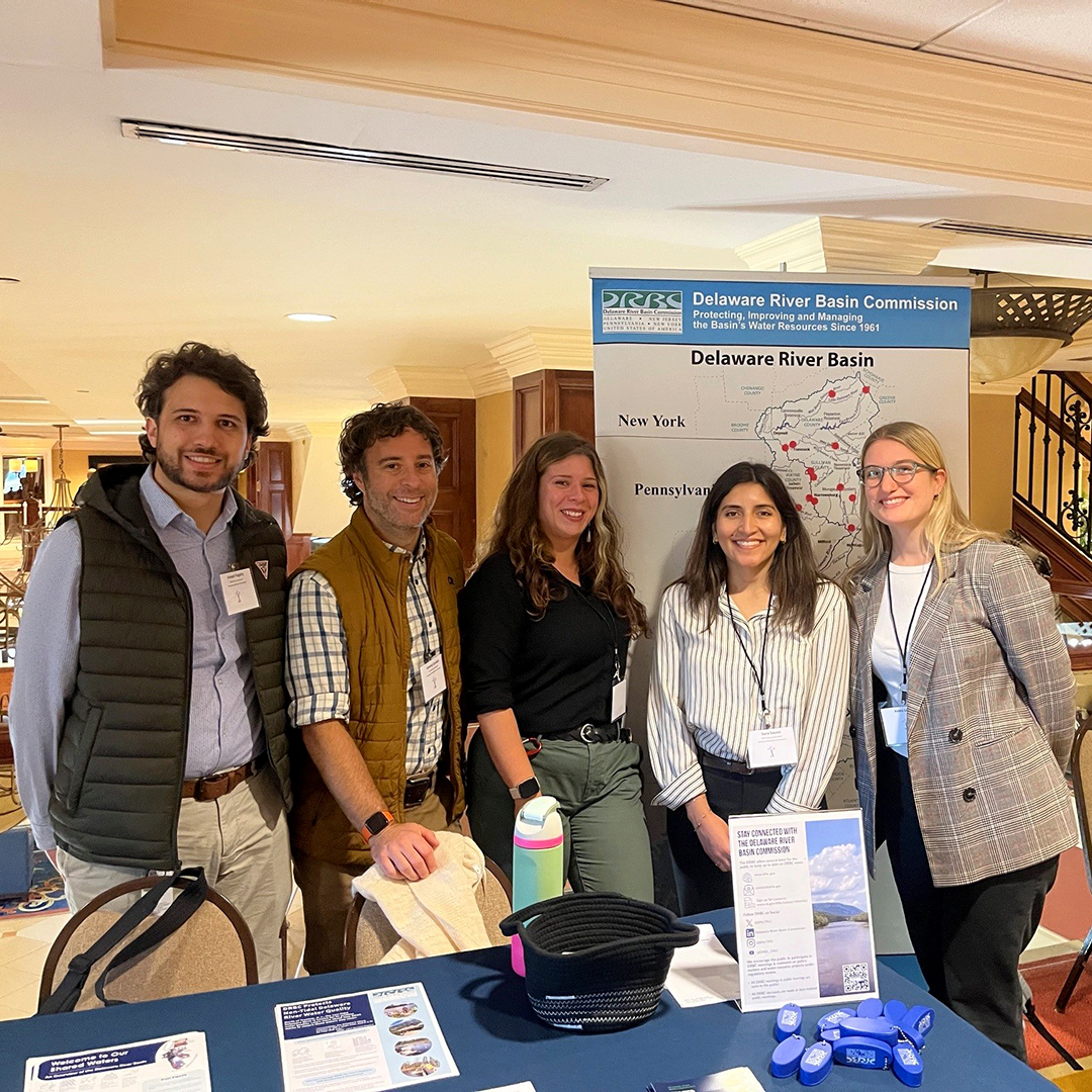 DRBC staff at the Upper Delaware River Rendezvous. Photo by the DRBC.