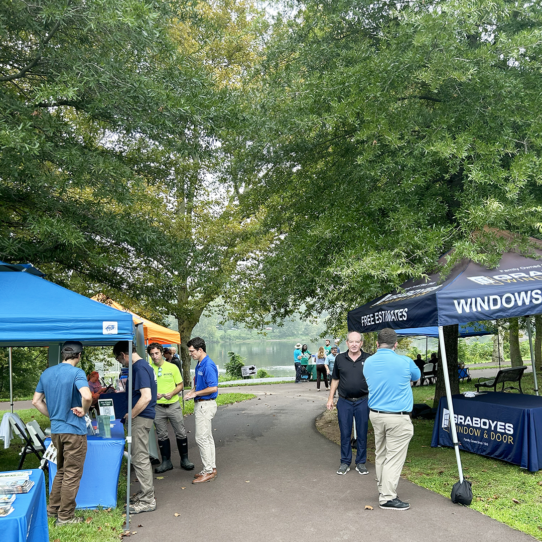The Our Founding Waters Festival was held on the grounds of Washington Crossing Historic Park, along the Delaware River. Photo by the DRBC.