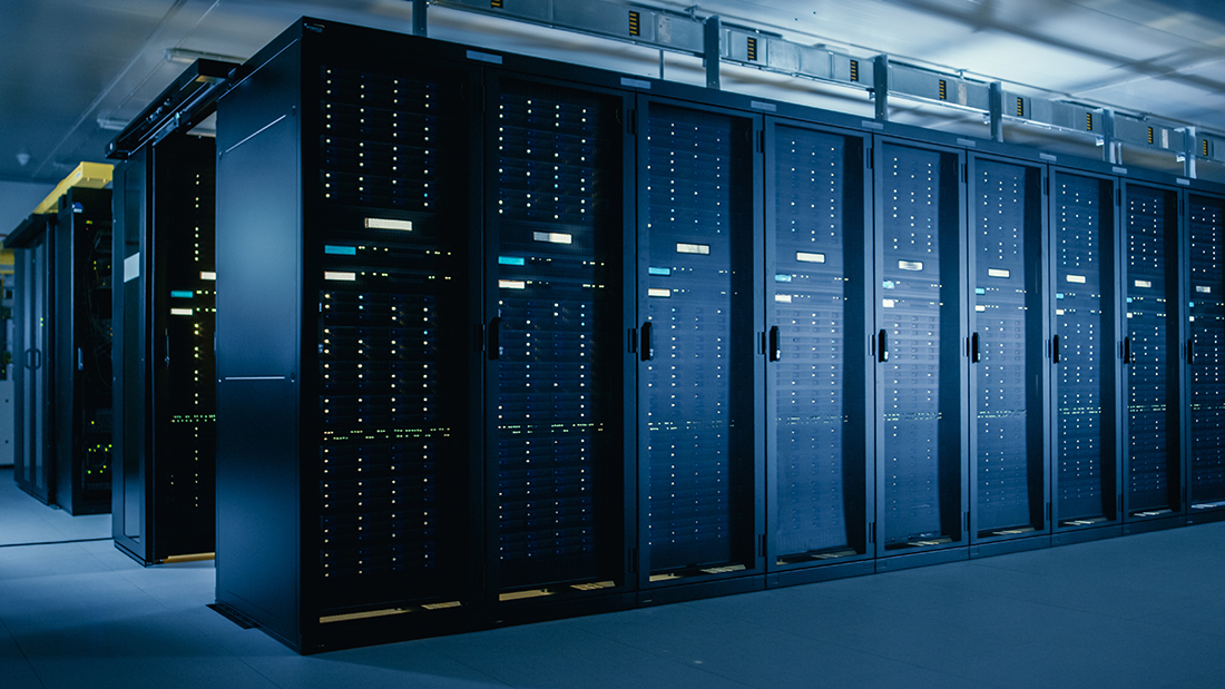 Image of a data center (Adobe Stock).