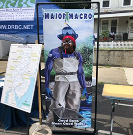 Kids can also become "Major Macro." This science superhero comes equipped with everything needed to study aquatic bugs. Photo by DRBC.
