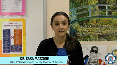 Monmouth County Teacher of the Year: Sara Mazzone