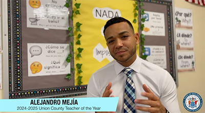 Union County Teacher of the Year: Alejandro Meija