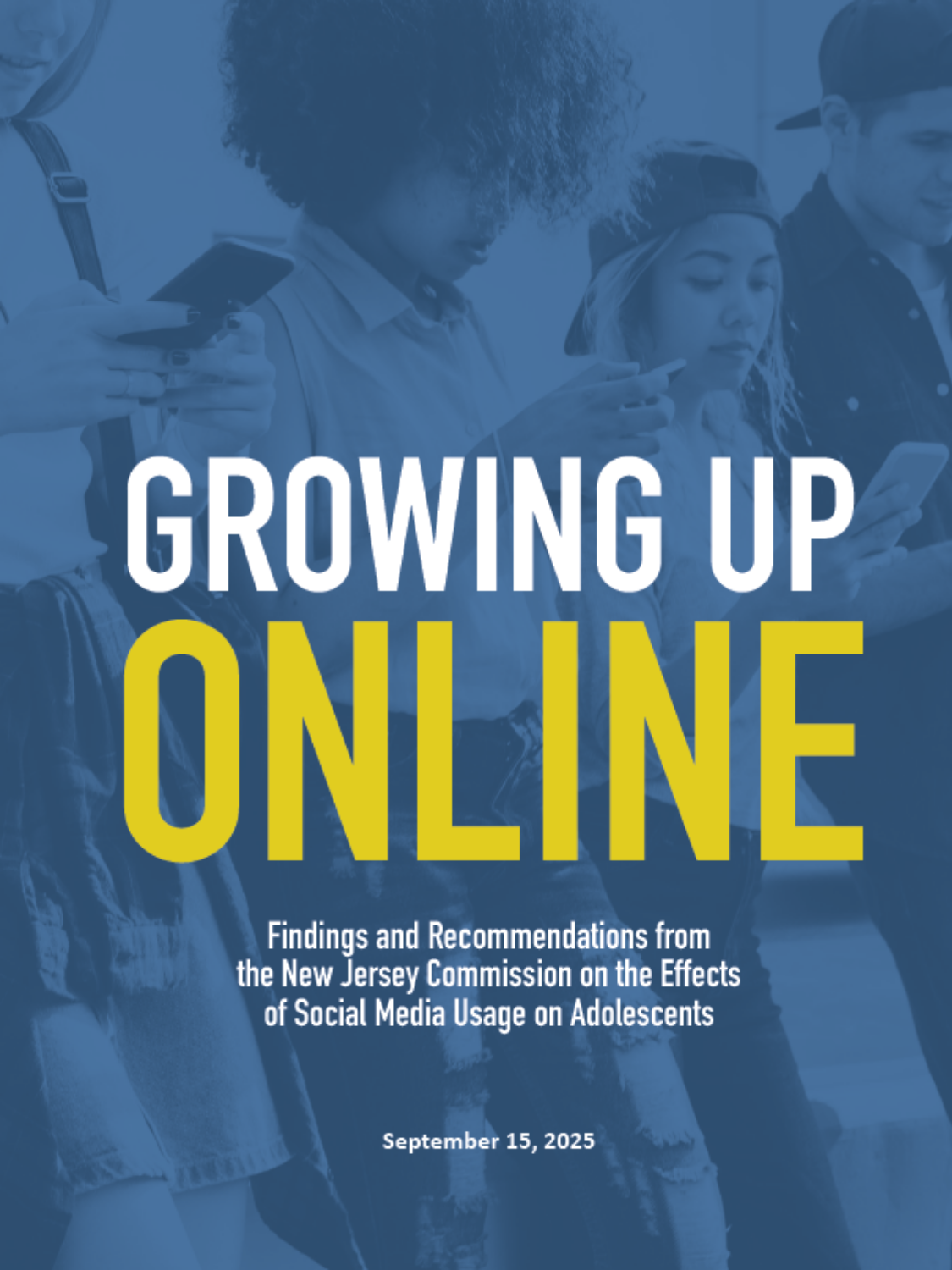 Cover of the 2025 Social Media Commission Report