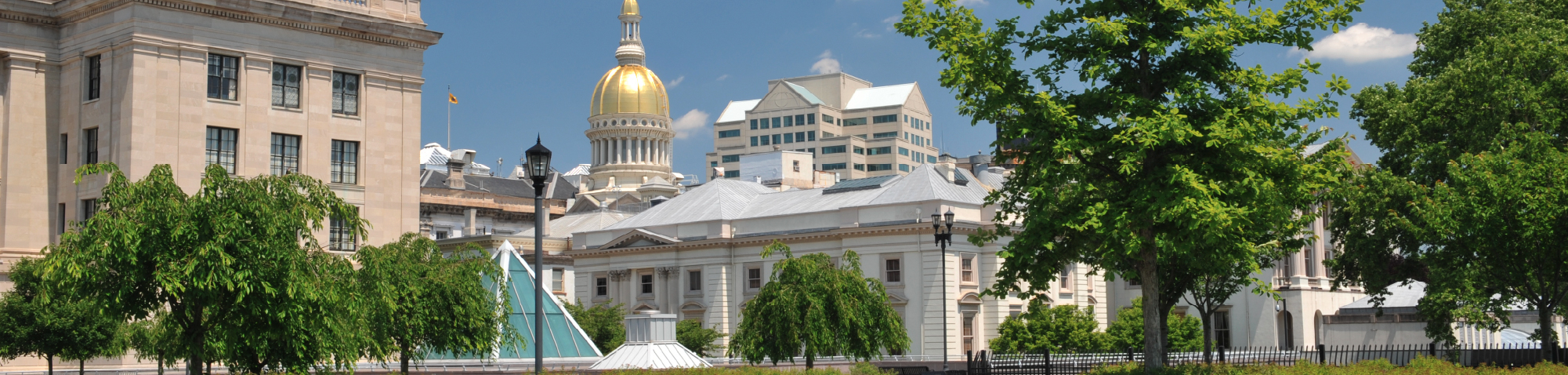 View of the state capital building