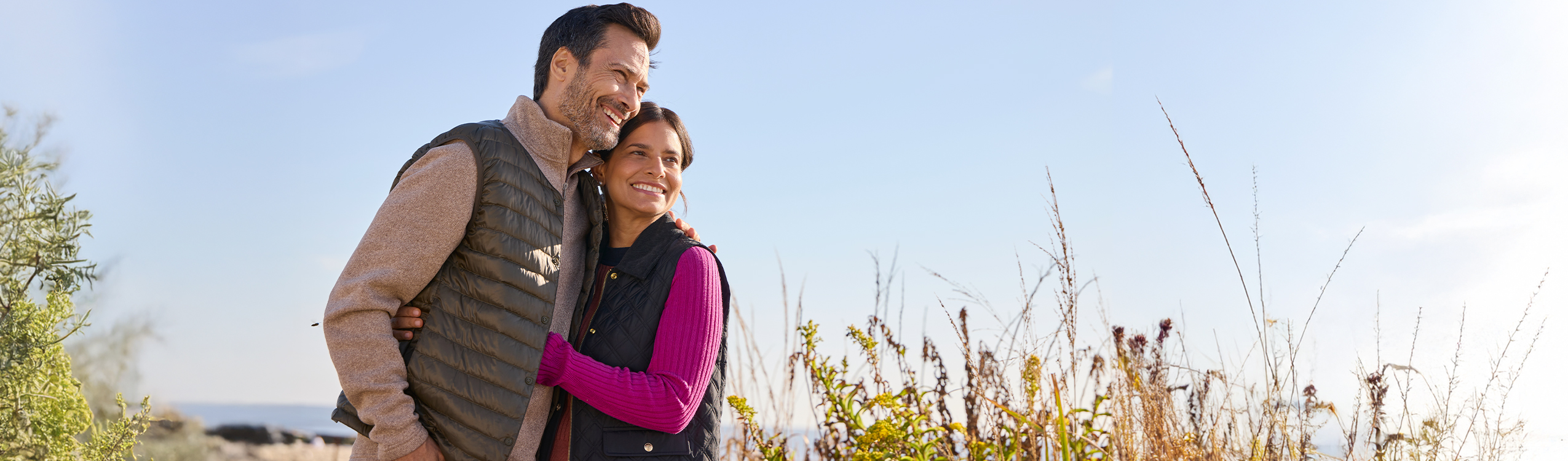 photo: man and woman on the beach