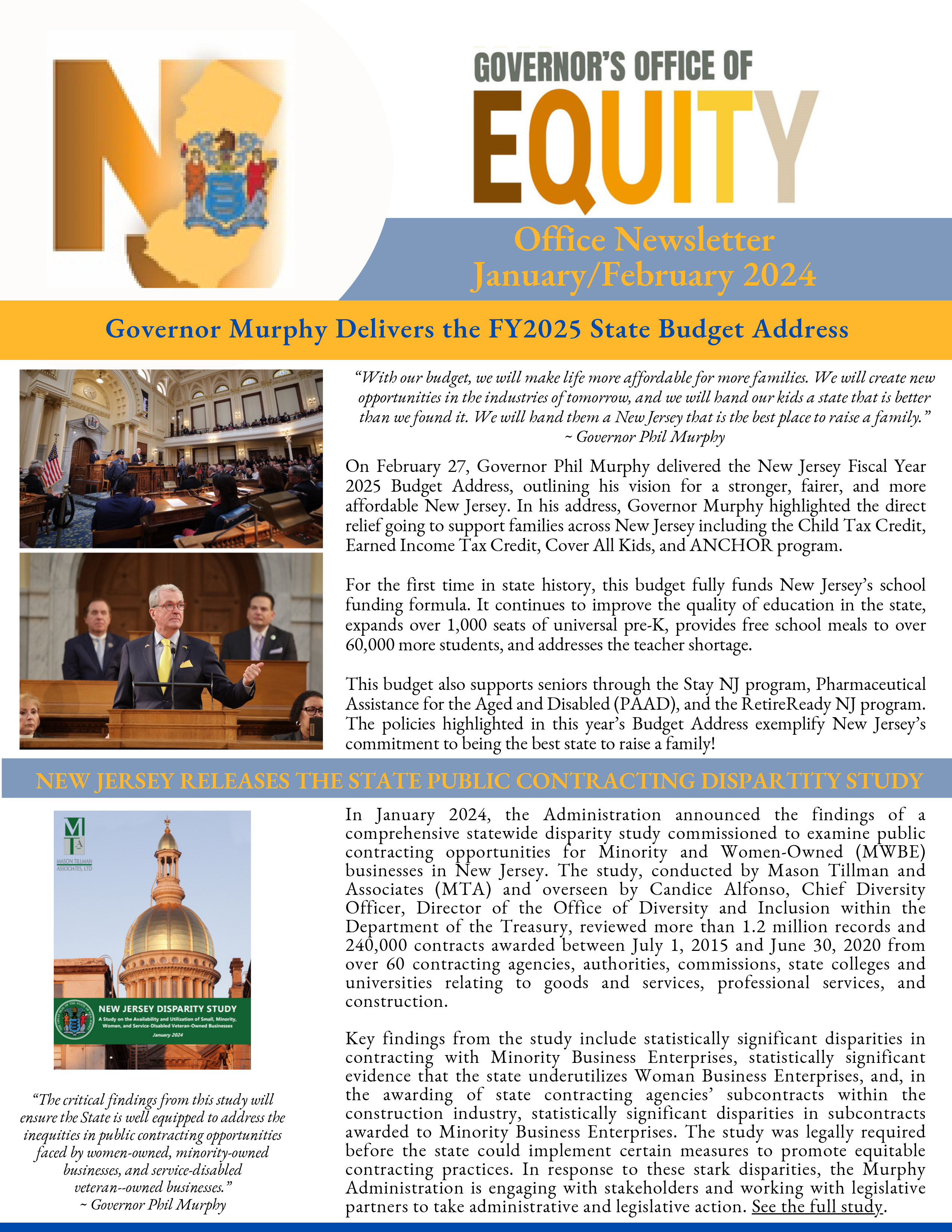    screenshoot of newsletter's cover