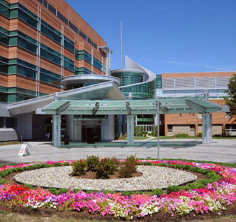 Photo of a hospital entrance