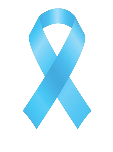Prostate Cancer Ribbon (Blue)