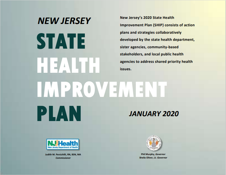 New Jersey State Health Improvement Plan 2020 cover