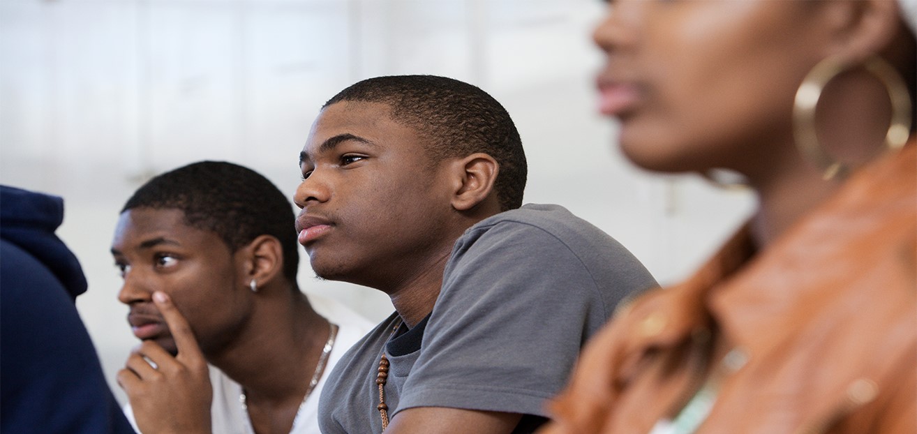 students in a classroom