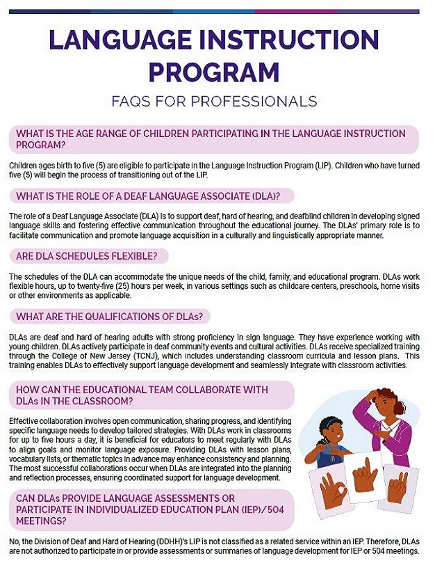 FAQ for Early Childhood Programs