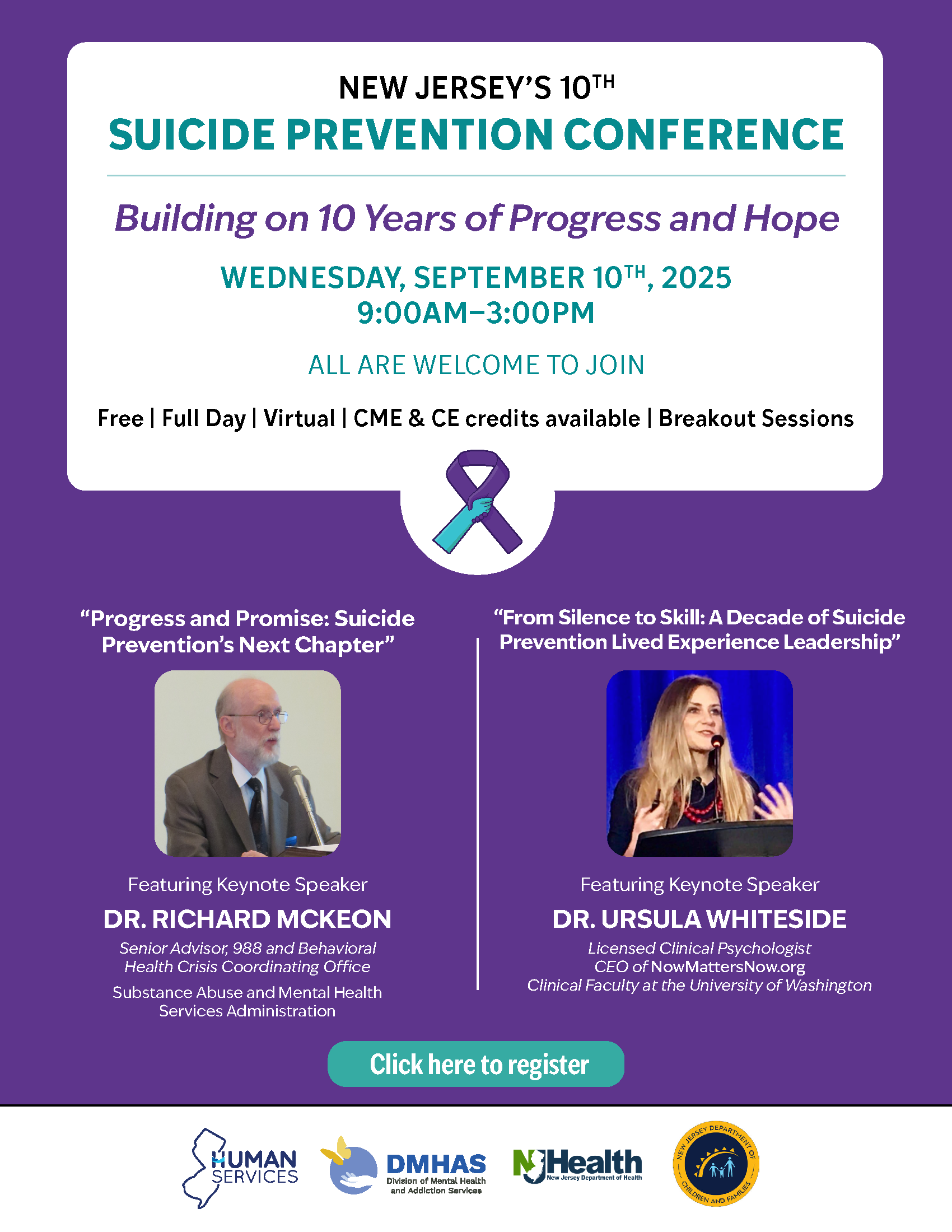 2025 Suicide Prevention Conference Flyer