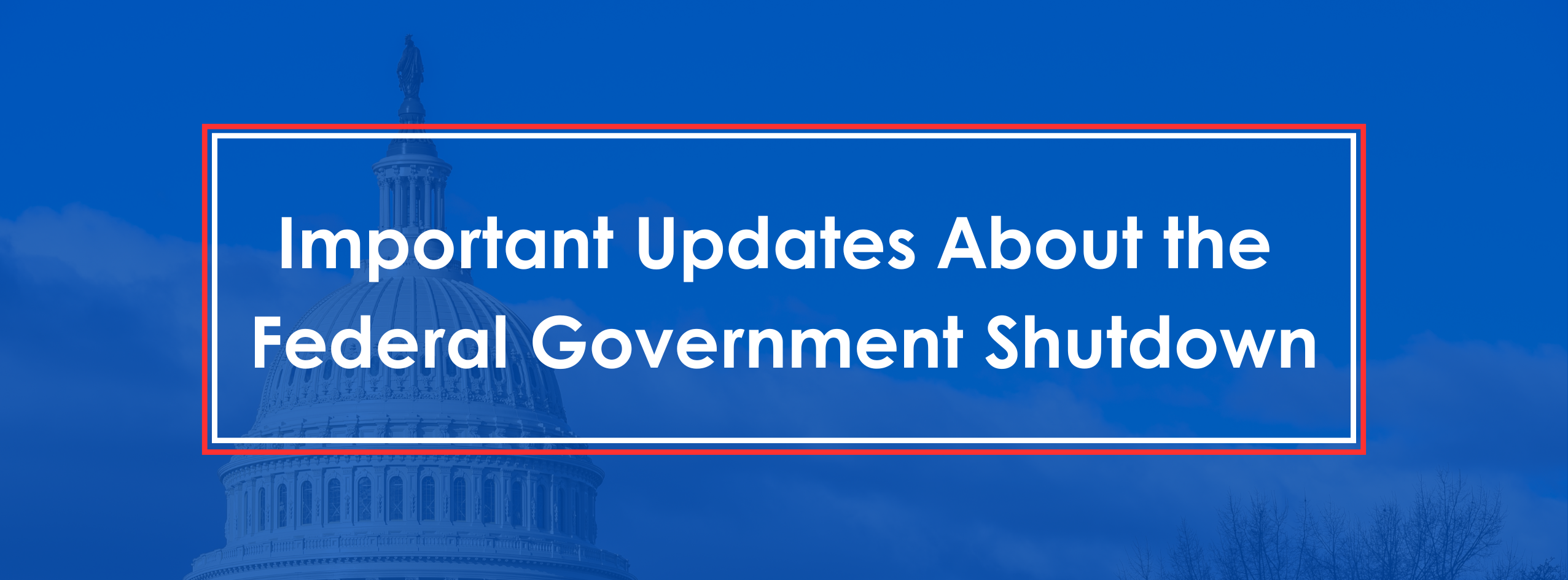 Capitol building on blue background