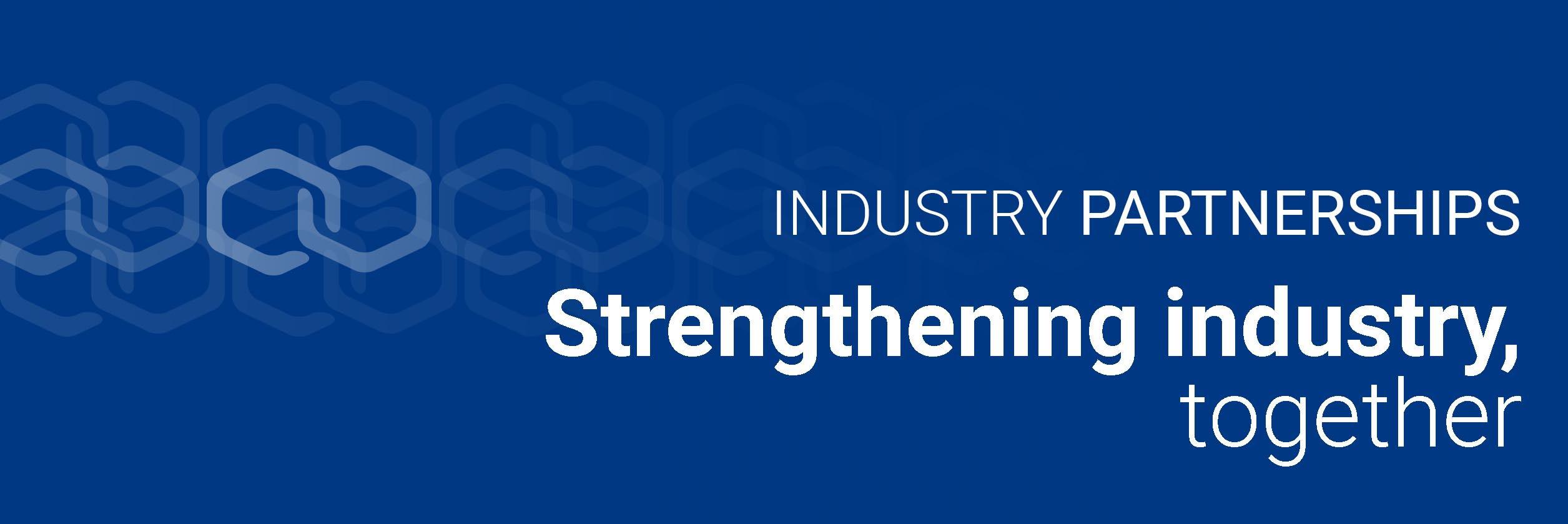 Industry Partnerships banner image