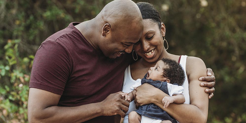 family with baby