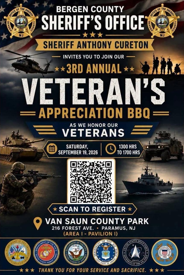 bergen county sherrifs office bbq