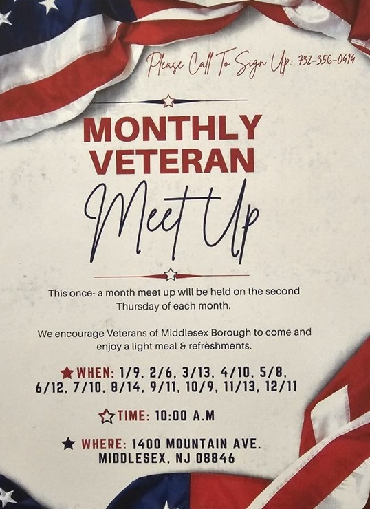 Monthly Veteran Meet Middlesex